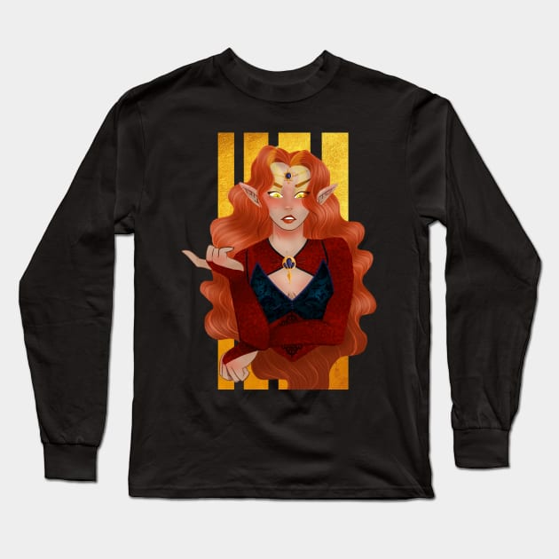 Mrs. Strahd Long Sleeve T-Shirt by Coloréolas